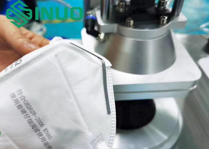 Pakaian pelindung respirator Peralatan pengujian efisiensi filtrasi partikel 0