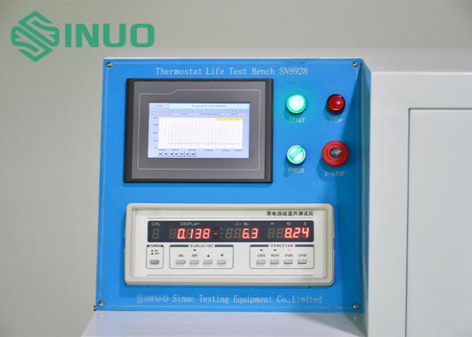 Thermostat Life Test Bench Perangkat Untuk Pengukuran Suhu Lampu Dengan PLC IEC 60598-1 1