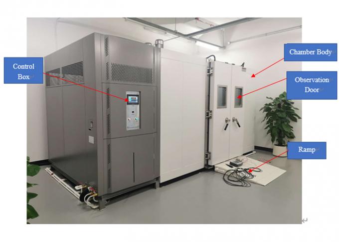 IEC 1251 Kamar dengan suhu dan kelembaban konstan dengan kontrol PLC untuk pengujian panel surya 2