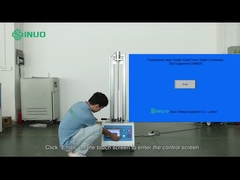 IEC 60598-1 Dudukan Lampu Fluoresen Alat Uji Penguji Gaya Aksial Luminaries