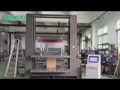6-100KN Box Compression Tester Untuk Pengemasan Karton pengujian kekuatan kompresi
