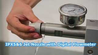 Set Nosel Jet IPX5 dan IPX6 dengan Pengukur Aliran Digital
