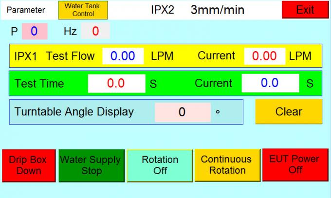IEC 60529 Intelligent Water Ingress 200mm IPX1 IPX2 Rain Alat Uji Tetes Vertikal 1